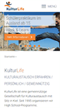 Mobile Screenshot of kultur-life.de